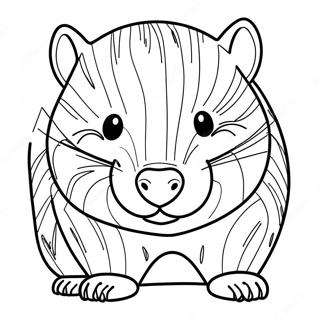 Wombat Kleurplaat 55943-44259