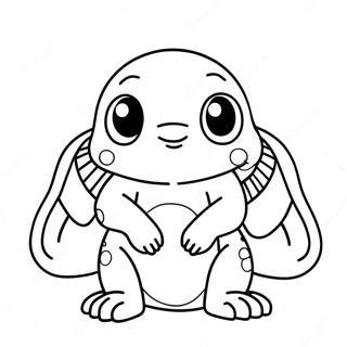 Cute Muto Character Coloring Page 55964-58921