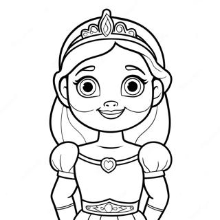 Nella The Princess Knight Coloring Page 55993-44287