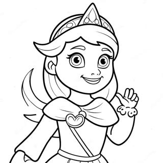 Nella The Princess Knight Coloring Page 55993-44288