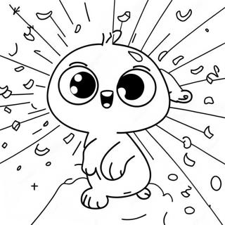 Confetti Coloring Pages