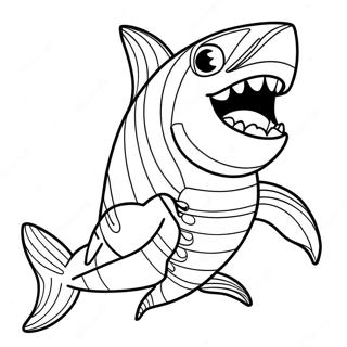 Sharkdog Coloring Pages