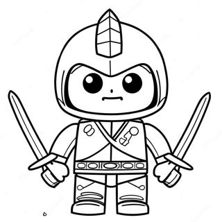 Lloyd Garmadon In Action Coloring Page 56064-44349