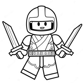 Lloyd Garmadon In Action Coloring Page 56064-44352