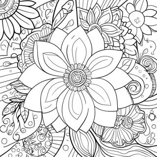 Flower Adult Coloring Page 56073-44391