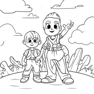 Giants Kid Coloring Pages