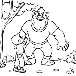 Giants Kid Coloring Pages