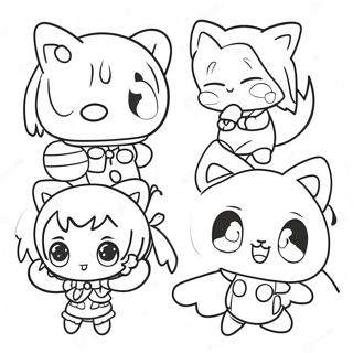 Gacha Life Characters Coloring Page 560-446