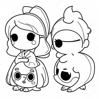 Gacha Life Characters Coloring Page 560-448