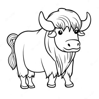 Yak Coloring Pages