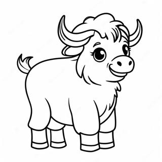 Yak Coloring Pages