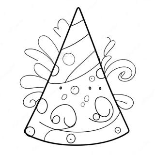 Party Hat Coloring Pages