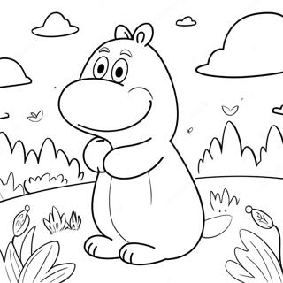 Moomin Coloring Page 56183-44444