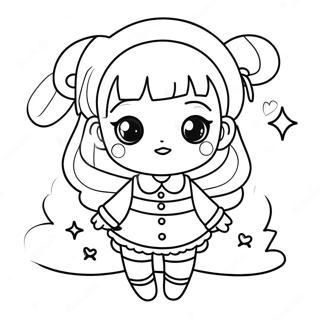 Cute Gacha Life Girl Coloring Page 561-451