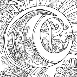 Letter O Coloring Pages