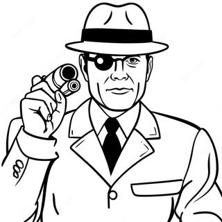 Spy Coloring Pages