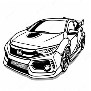 Honda Civic Type R Kilpa-Auto Värityssivu 56263-44506