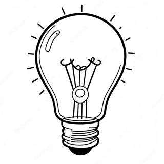 Light Bulb Coloring Page 56343-44584