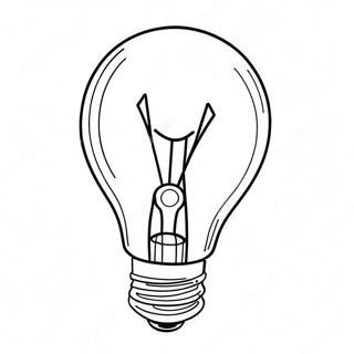 Light Bulb Coloring Pages