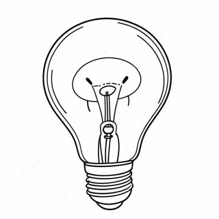 Glowing Light Bulb Coloring Page 56344-44576