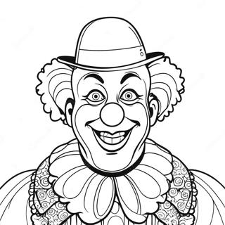 Art The Clown Coloring Page 56363-44586