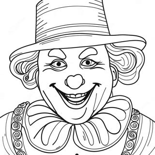 Art The Clown Coloring Page 56363-44587