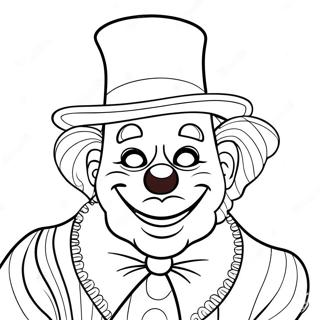 Art The Clown Coloring Page 56363-44588