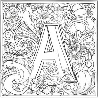 Alphabet Tracing Sheet Coloring Page 56373-44602