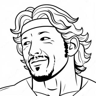 Kenny Omega In Action Coloring Page 56414-44640