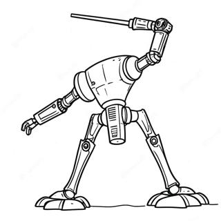 Star Wars Battle Droid Coloring Pages