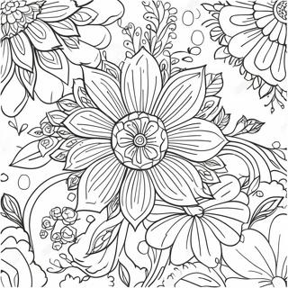 Relaxing Floral Patterns Coloring Page For Adults 56594-44792