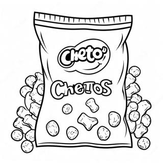 Hot Cheetos Bag Coloring Page 56603-44780