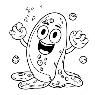 Spicy Hot Cheetos Cartoon Character Coloring Page 56604-44781