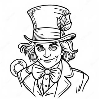 Mad Hatter Coloring Pages