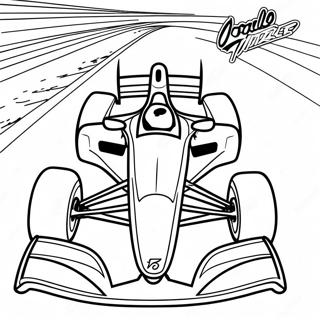 Indy Car Coloring Pages