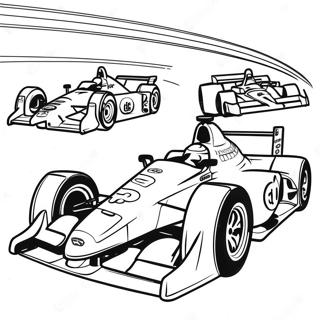 Fast Indy Car Racing Coloring Page 56634-44811