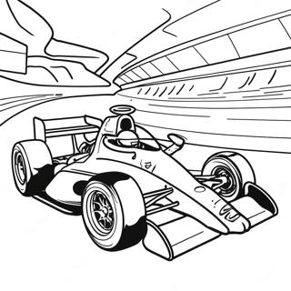 Fast Indy Car Racing Coloring Page 56634-44812