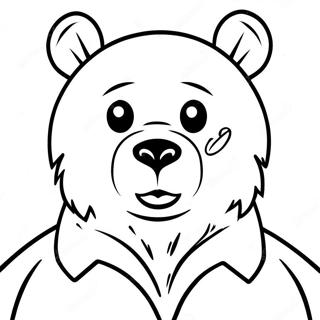 Scary Bear Coloring Page 56653-44820