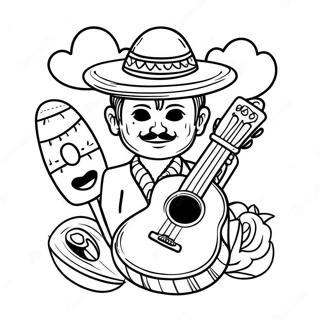 Cinco De Mayo Celebration Coloring Page 56663-44826