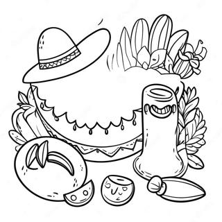 Cinco De Mayo Celebration Coloring Page 56663-44827