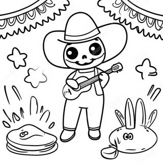 Cinco De Mayo Celebration Coloring Page 56663-44828