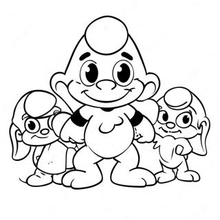 Smurfs Coloring Page 5680-4510