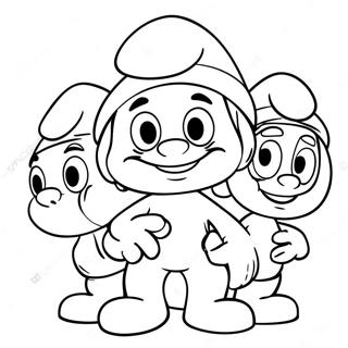 Smurfs Coloring Page 5680-4512