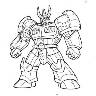 Epic Unicron Battle Coloring Page 56824-44962