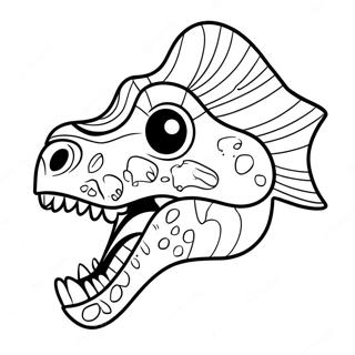 Dinosaur Mask Coloring Page 56903-45028