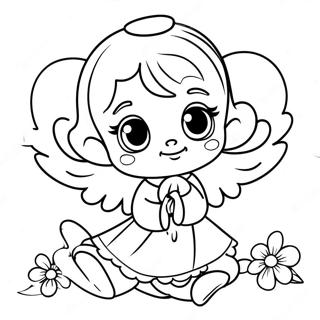 Precious Moments Angel Coloring Pages