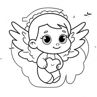 Precious Moments Angel Coloring Pages