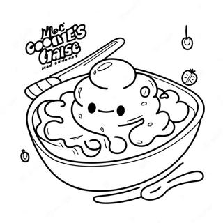 Mac And Cheese Coloring Page 56943-45041