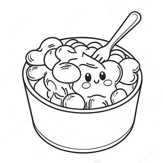 Mac And Cheese Coloring Page 56943-45042