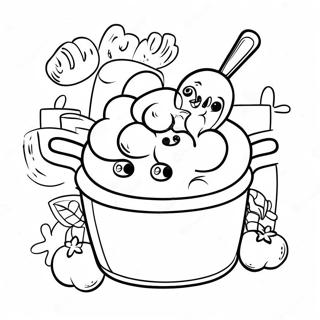 Mac And Cheese Coloring Page 56943-45043